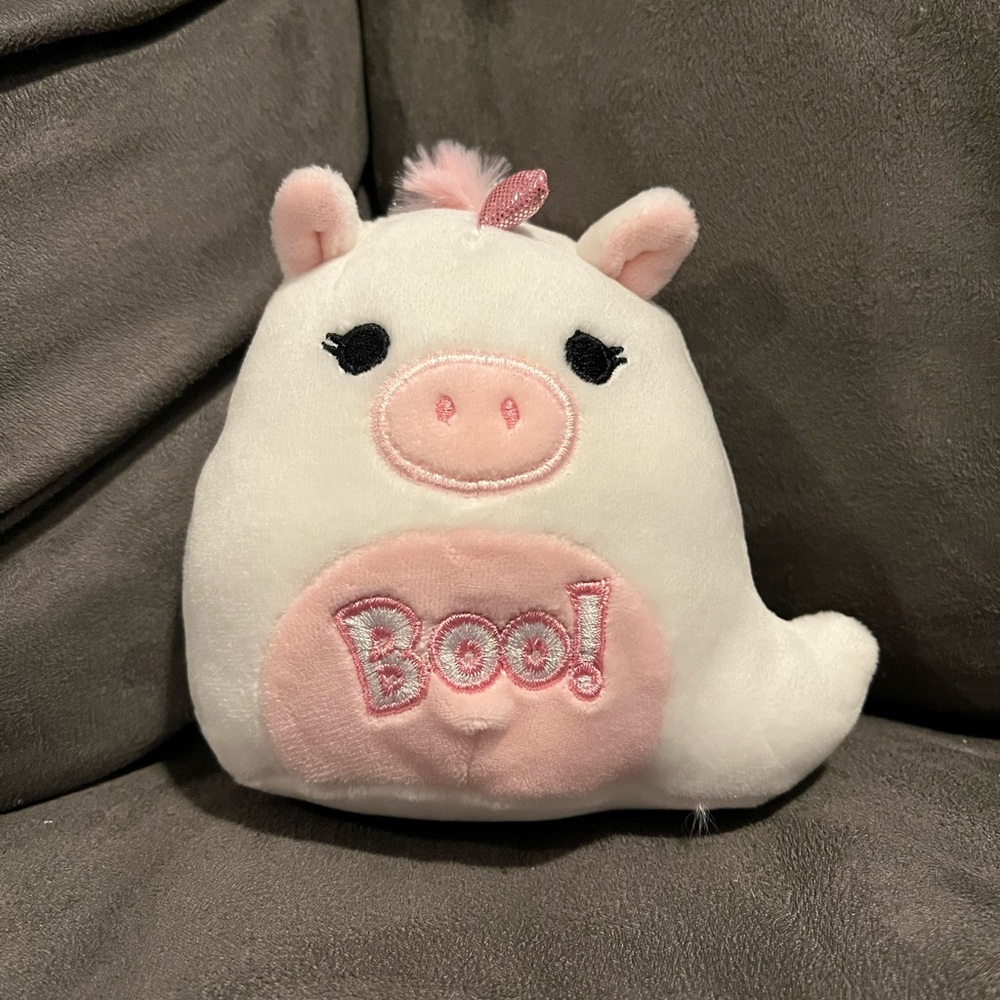 4” Squishmallows Mystery Capsule Zoeyana The Ghost Unicorn Halloween Plush